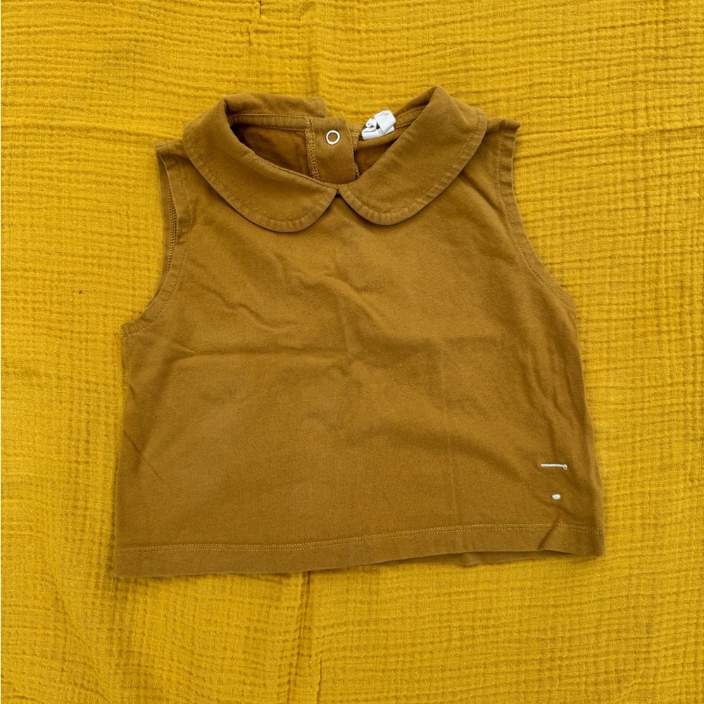 Gray Label | Sleeveless Collared Top 2/3T